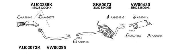 VENEPORTE 600099 Exhaust System